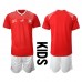 Schweiz Replika Babykläder Hemma matchkläder barn VM 2022 Korta ärmar (+ Korta byxor)
